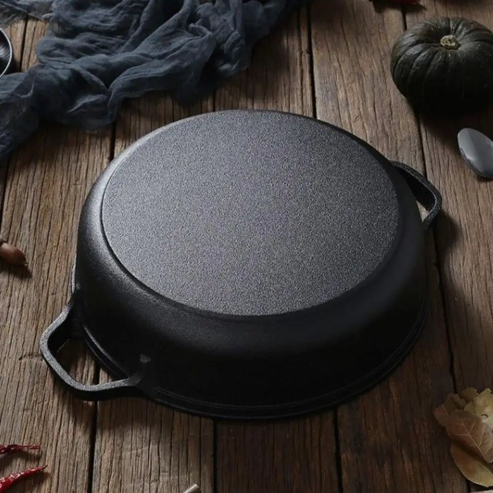 Cast Iron Skillet with Double Handle