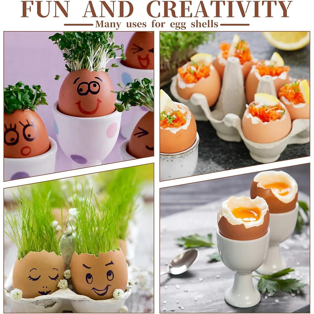 Stainless Steel Egg Topper & Cracker – Soft & Hard Boiled Egg Cutter and Opener – Great for Neatly Topping Boiled Eggs