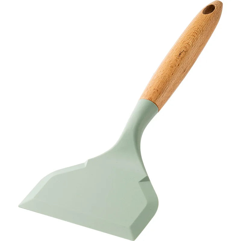 Silicone Pancake Spatula & Turner light green