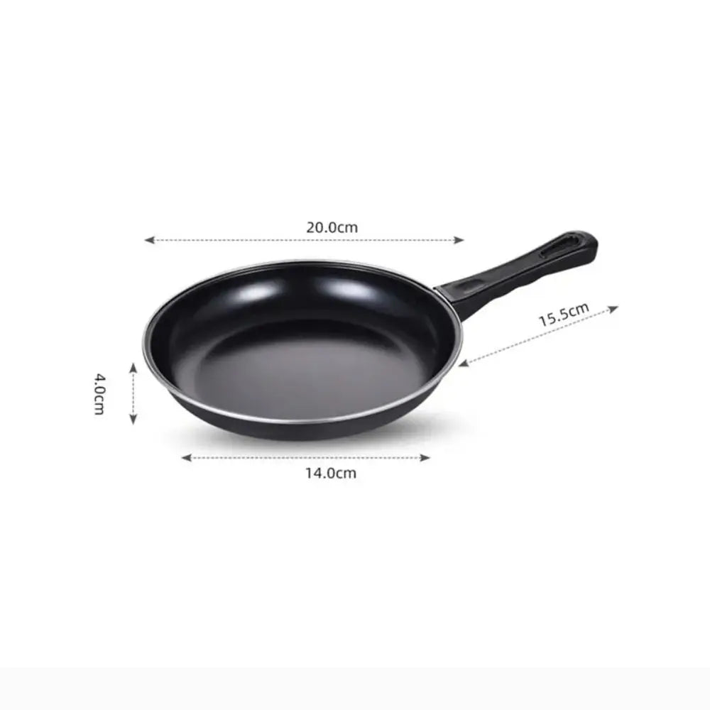Non-Stick Cast Iron Frying Pan with Anti-Scald Handle – Egg, Omelette & Steak Skillet – Great for Home, Picnic & BBQ – Available in 20cm, 25cm & 30cm
