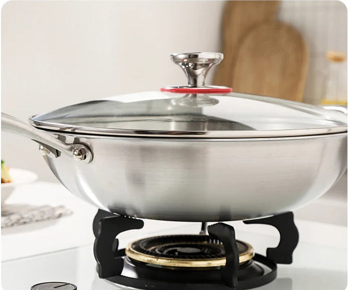 Food-grade 316 Stainless Steel Wok