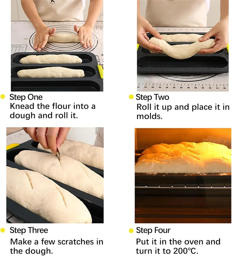 Silicone Baguette Baking Pan