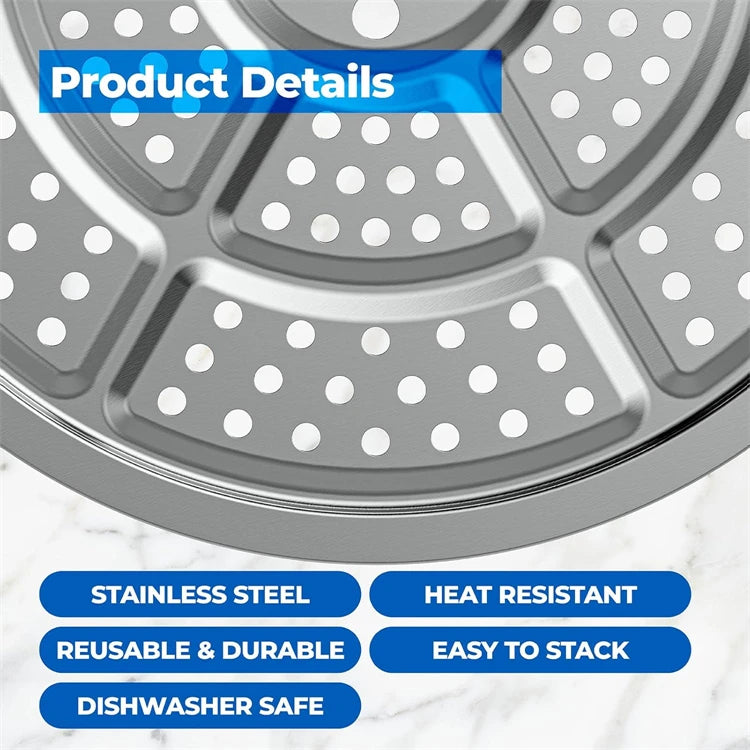 2 Piece Stainless Steel Pressure Canner Racks – Canning Racks for Pressure Cookers & Canners – Best for Canning Jars & Preserving