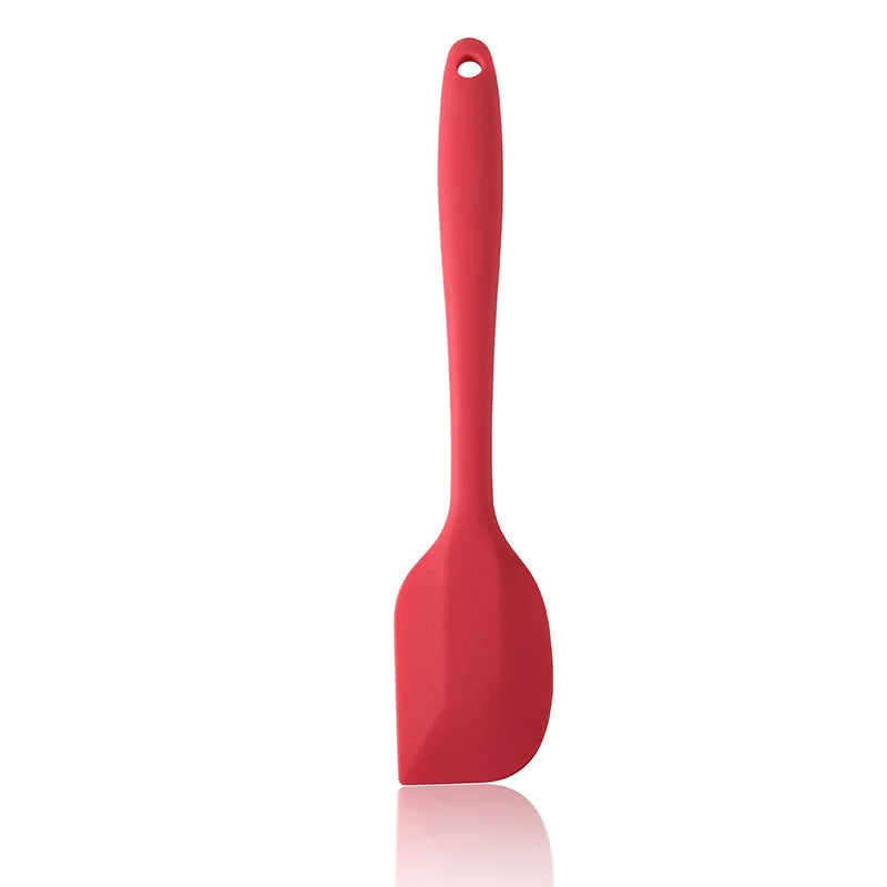 Heat Resistant Silicone Spatula & Scraper – Seamless Non-Stick Baking & Cake Cream Scraper – Perfect for Mixing, Folding & Scraping Bowls – Available in 9 Colours & Multi-Packs