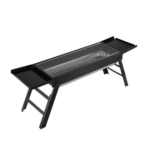 Portable Folding Charcoal BBQ Grill black UNITED KINGDOM