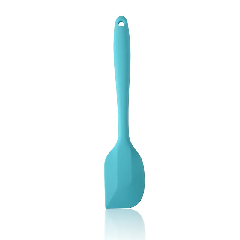 27cm Heat Resistant Silicone Spatula – Flexible Non-Stick Scraper for Baking & Cooking – Ideal for Mixing, Folding & Scraping Bowls – Available in Black, Blue, Orange, Pink, Red & Yellow Colours