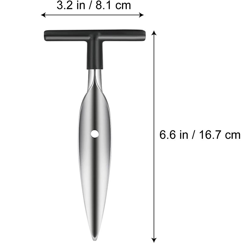 Stainless Steel Coconut Opener & Scraper – Coconut Punch Tool with Hammer – Perfect for Opening Fresh Young Coconuts