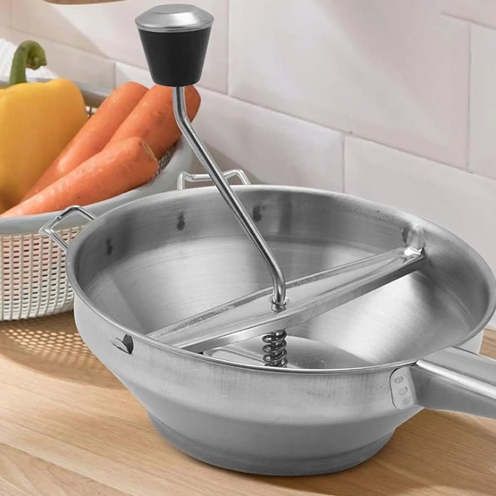 Stainless Steel Food Mill & Potato Masher