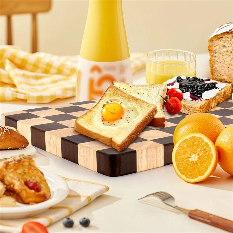 Rubber wood End Grain Cutting Board