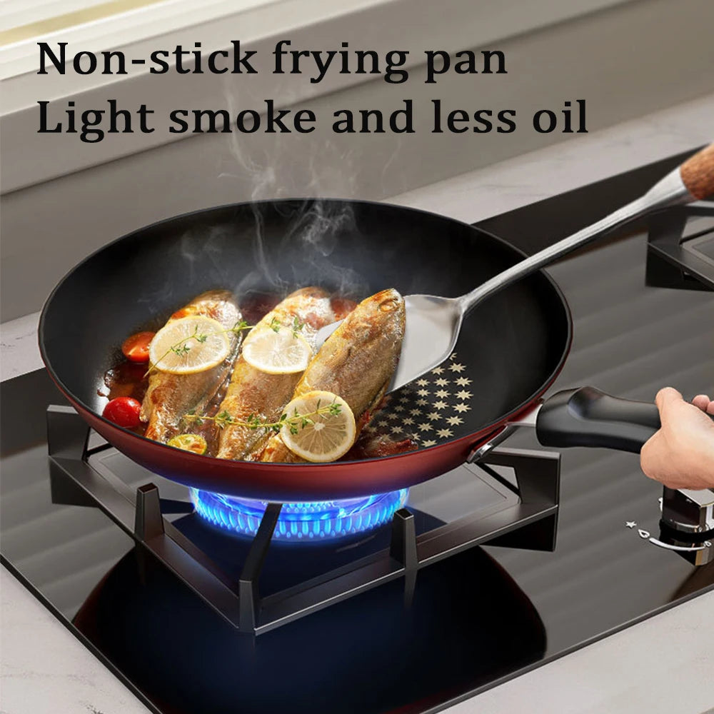 Non-Stick Iron Omelette Pan with or without Glass Lid – Multi-Purpose Frying Pan for Gas & Induction – Great for Omelettes, Eggs & Pancakes (26cm)