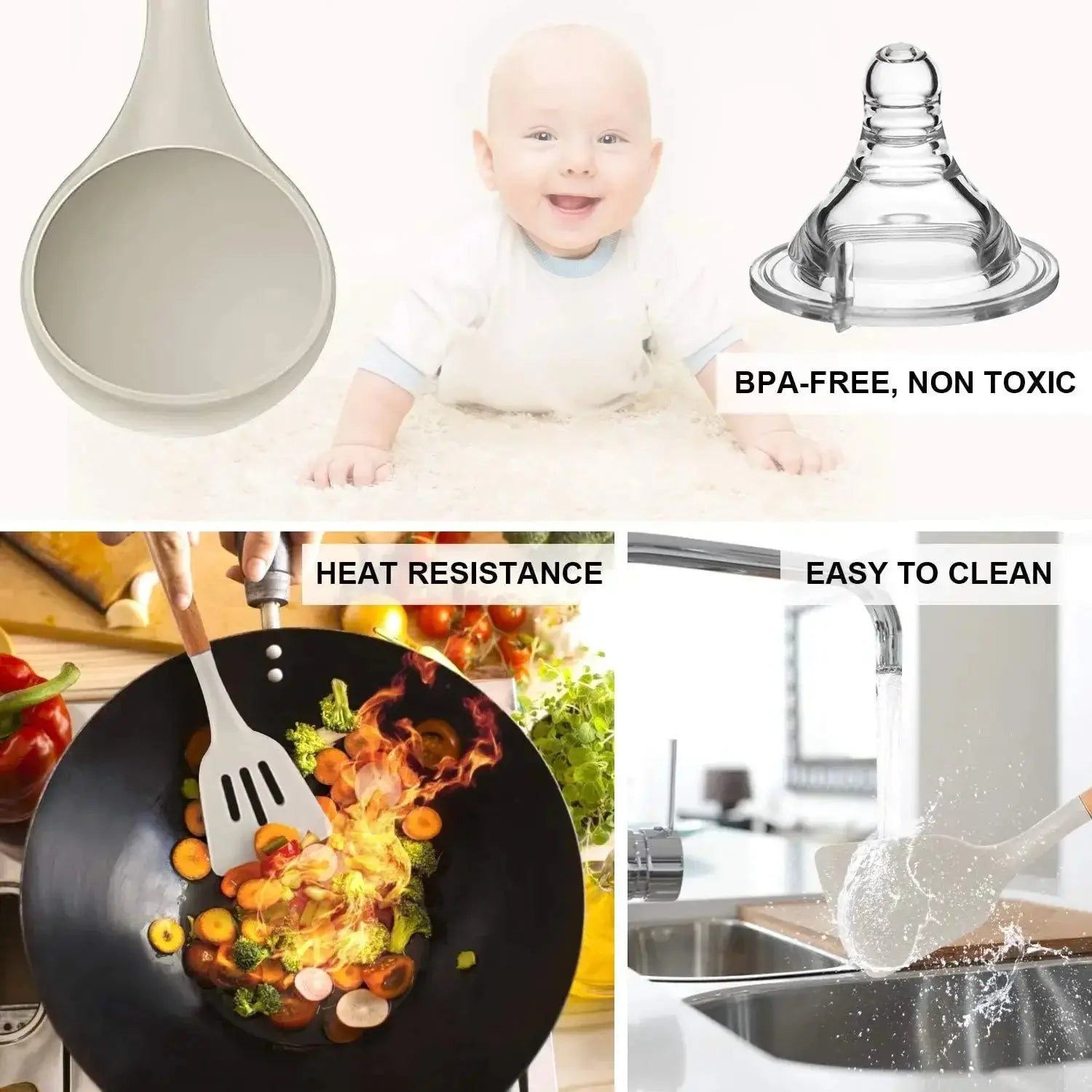 36-Piece Silicone Kitchen Utensils Set with Holder