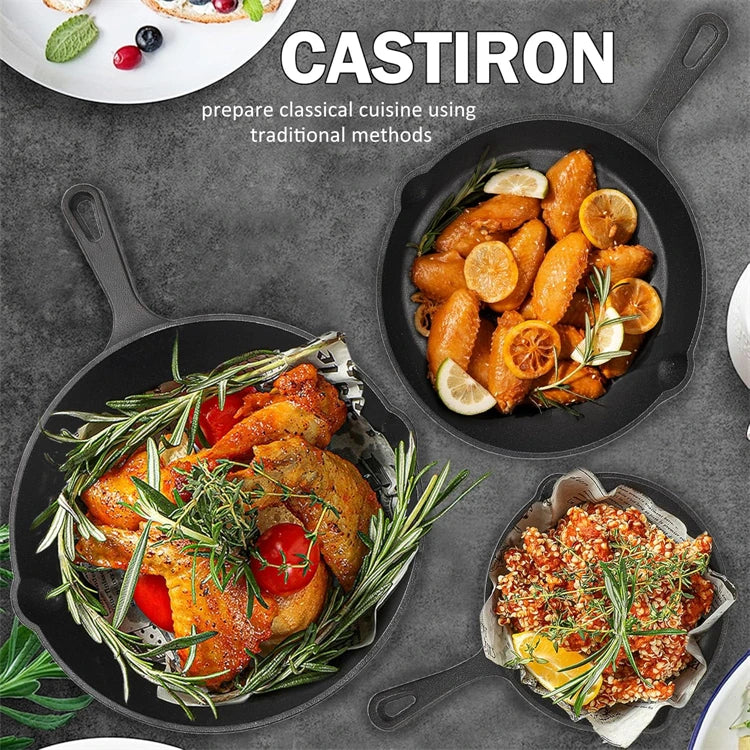 Pre-Seasoned Cast Iron Skillet
