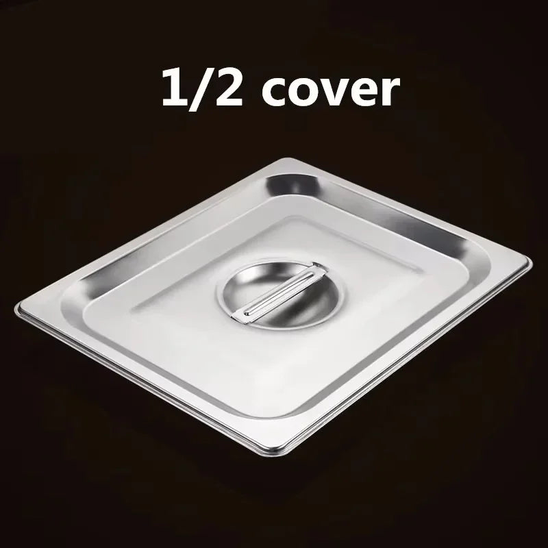 304 Stainless Steel Gastronorm Food Pan – GN Chafing & Buffet Container, Available in 1/9, 1/6, 1/4, 1/3 & 1/2 Sizes with Multiple Depths & Matching Lids