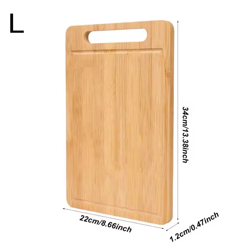 Premium Double-Sided Bamboo Cutting Board – Durable & Perfect for Everyday Kitchen Tasks – Available as Single Pieces or Multi-Board Combination Sets in Small, Medium, & Large Options