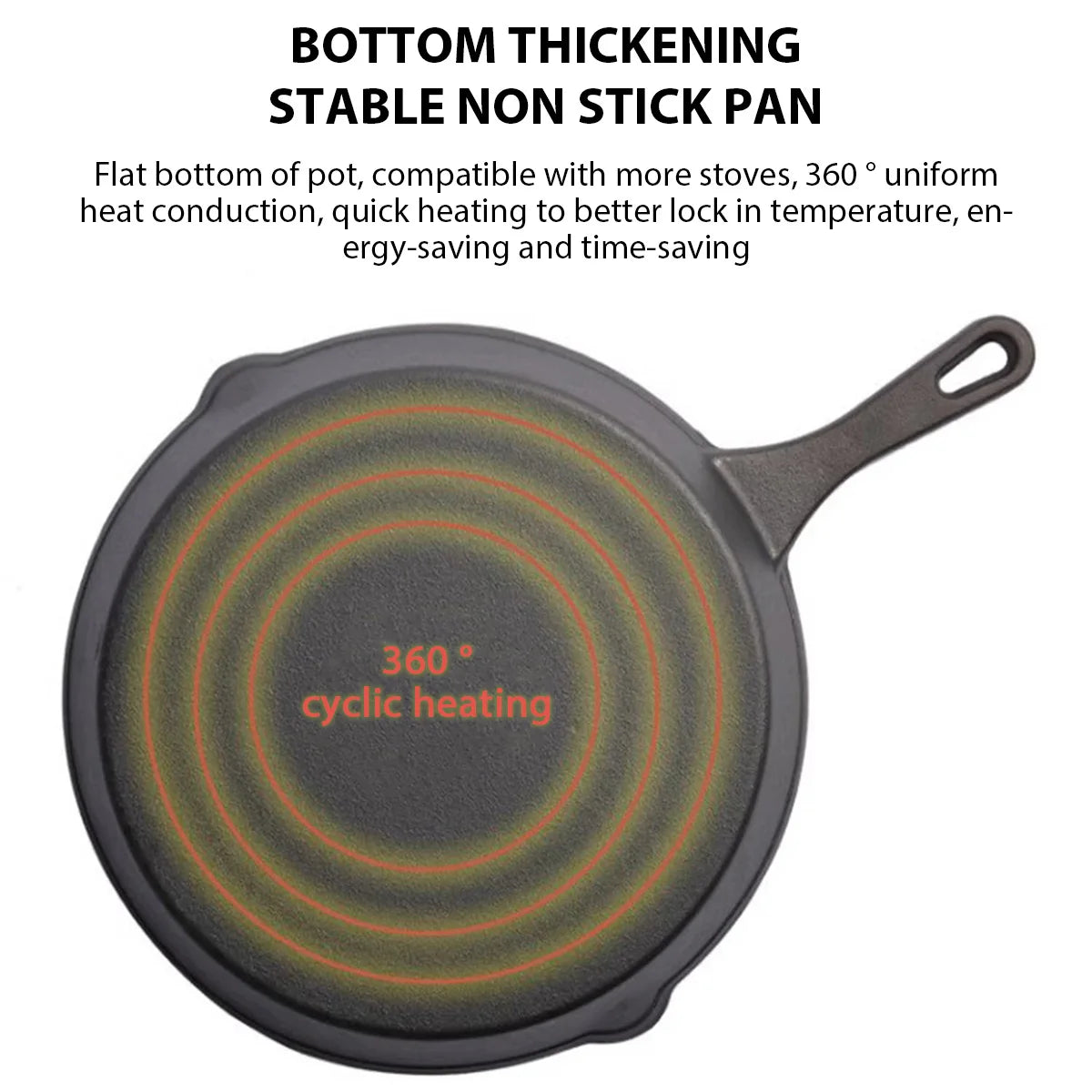 Cast Iron Skillet Set – 3 Pieces