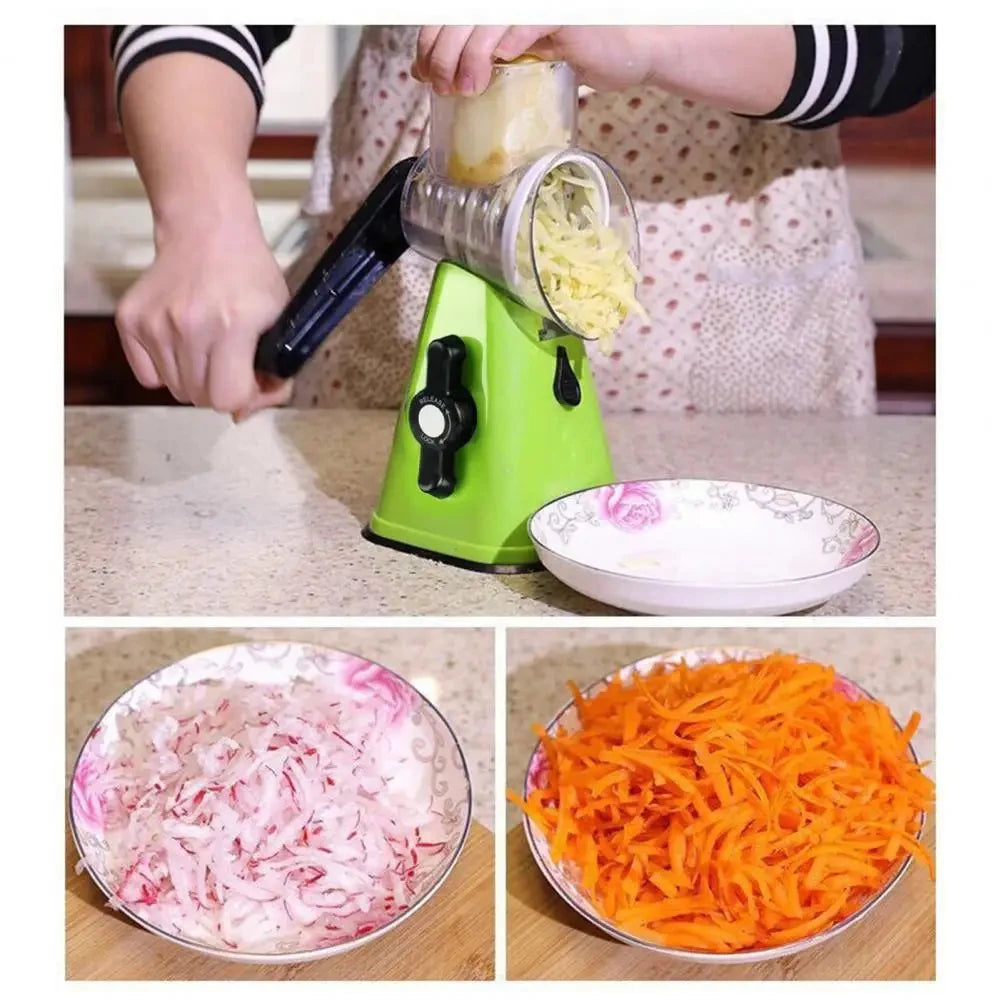 Rotary Cheese Grater with Peeler