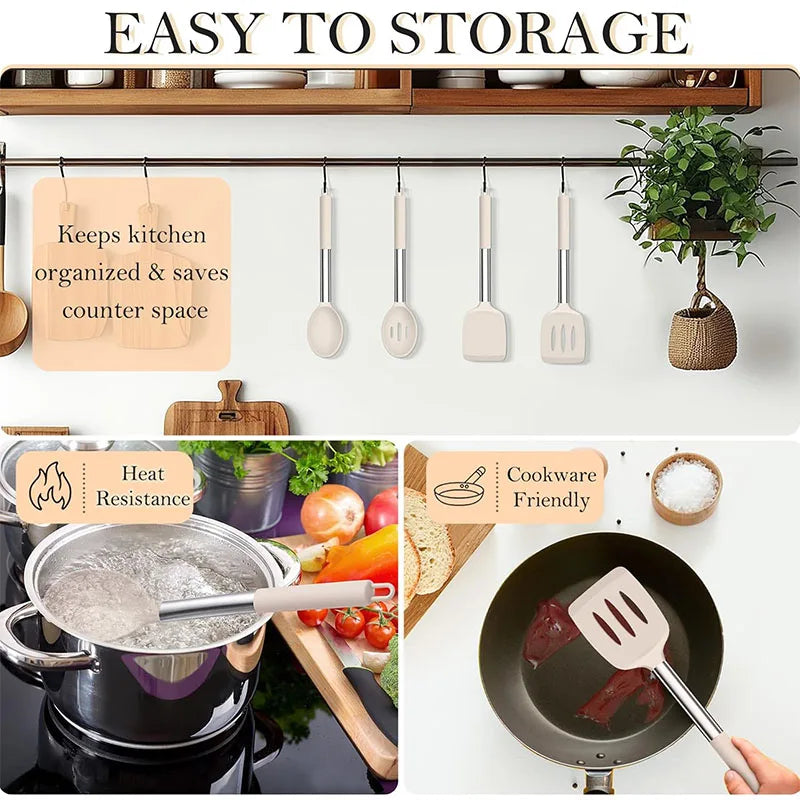 Silicone Cooking Utensil Set