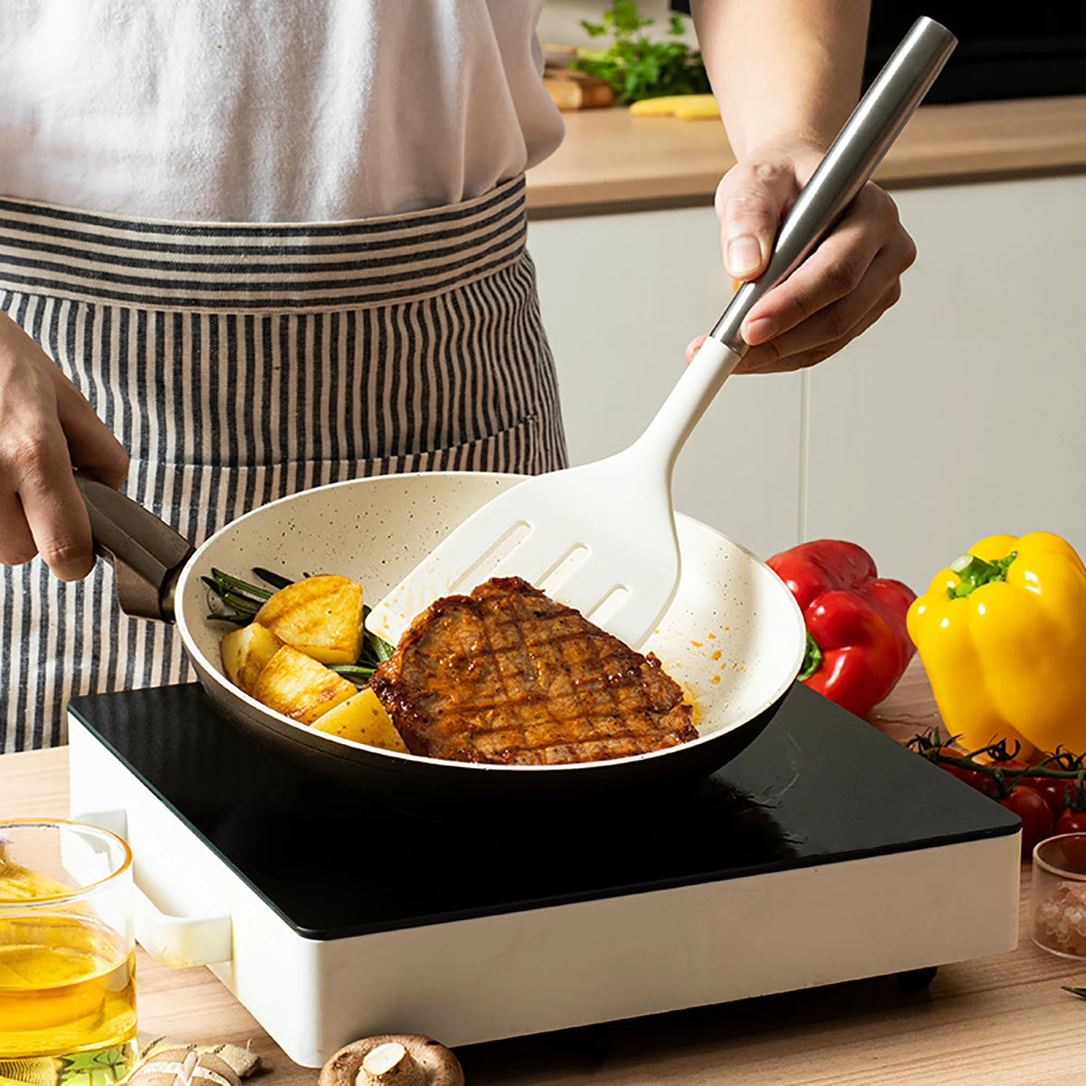 Silicone Kitchen Utensil Set — 6 Piece