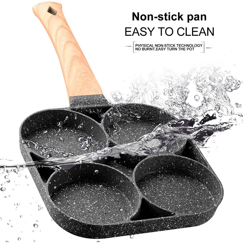 4-Hole Egg & Pancake Frying Pan