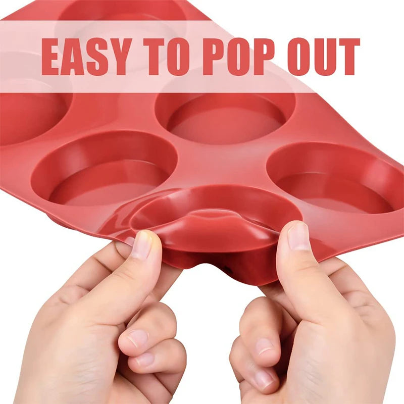 6-Cavity Silicone Cake Mould