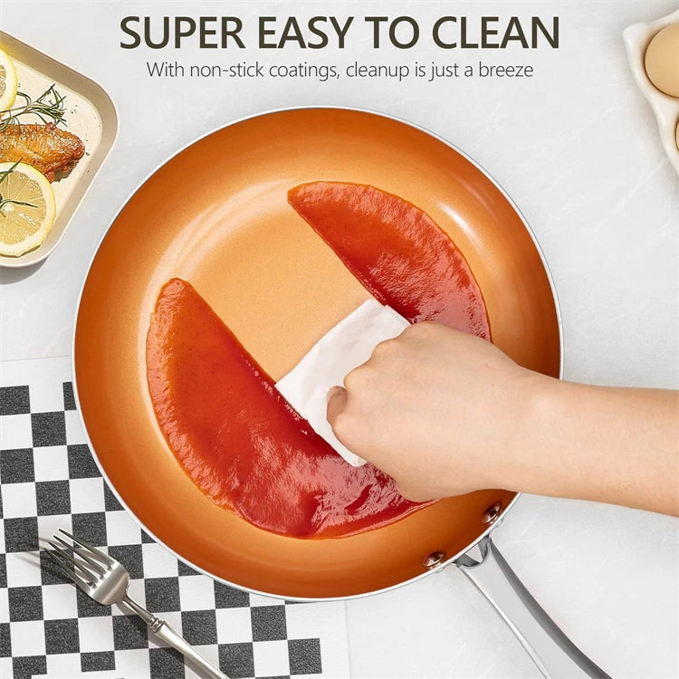 Non-Stick Frying Pan with Glass Lid 20cm