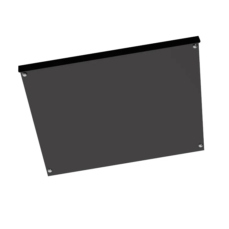 Acrylic Cutting Board with Lip and Non-Slip Base