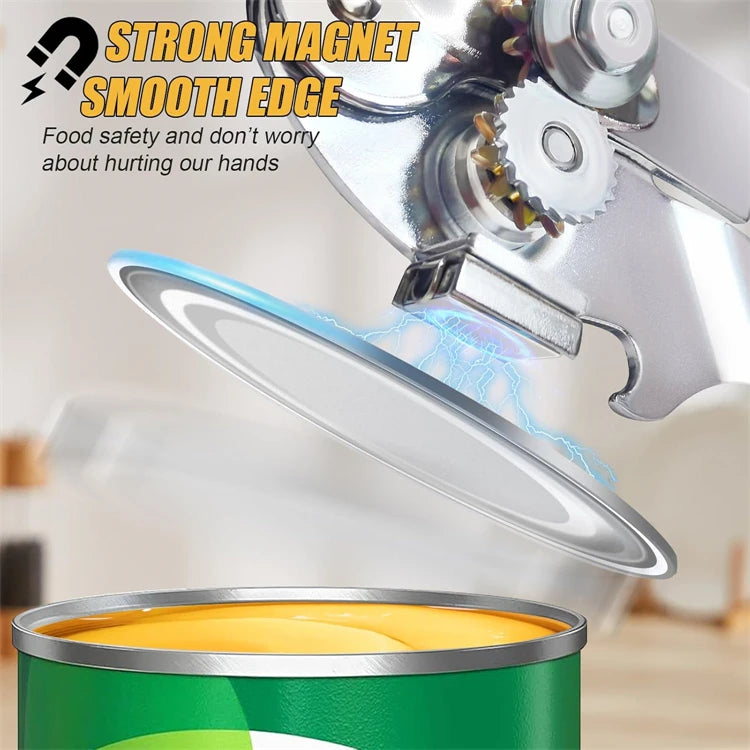Heavy Duty Manual Can Opener with Magnet