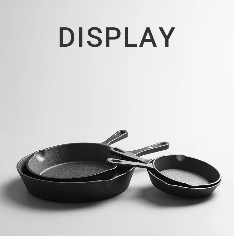 pre-seasoned cast iron skillet pan