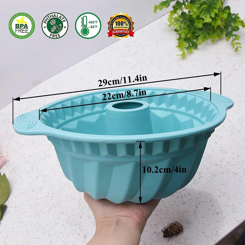 Silicone Fluted Bundt Cake Pan
