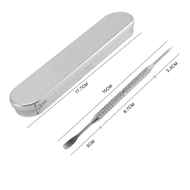 Stainless Steel Latte Art Pen with Wooden Handle – Coffee Decorating Needle – Perfect for Cappuccino Art, Hearts & Swirls