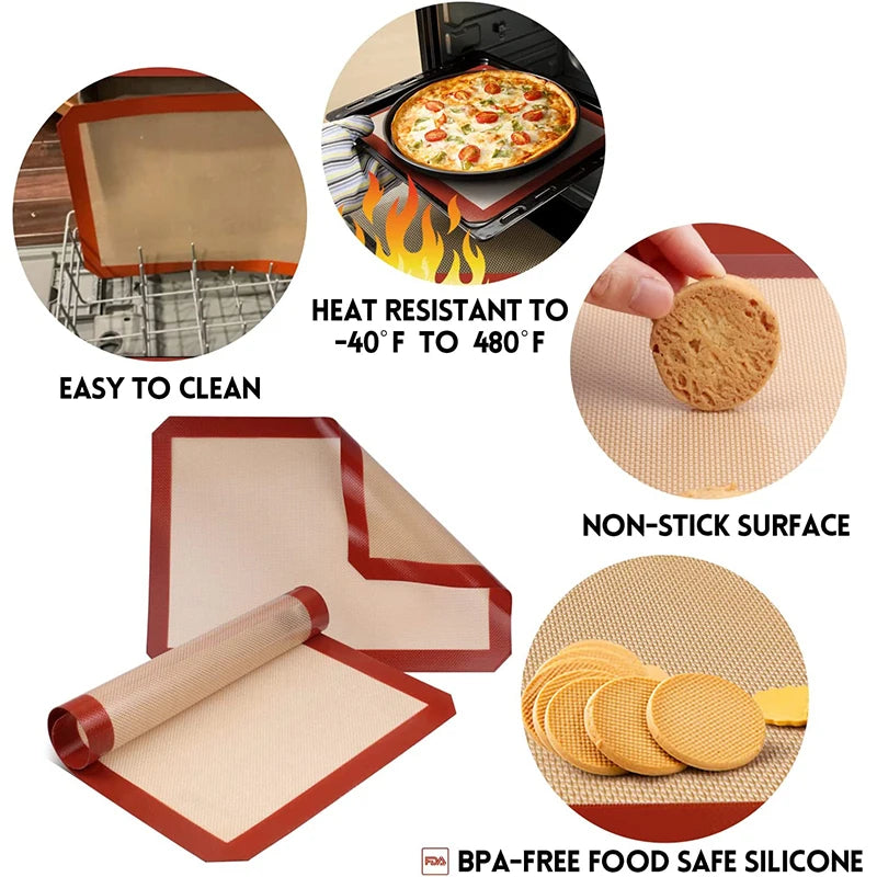 Non-Stick Reusable Silicone Baking Mat