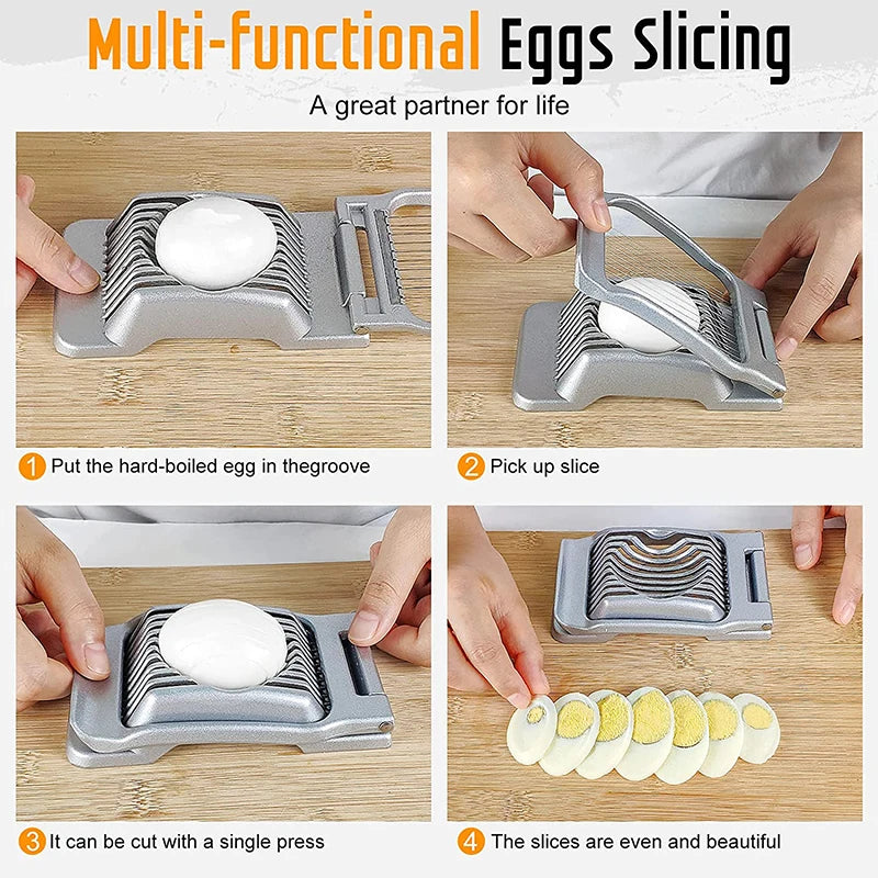Stainless Steel Egg Slicer and Dicer