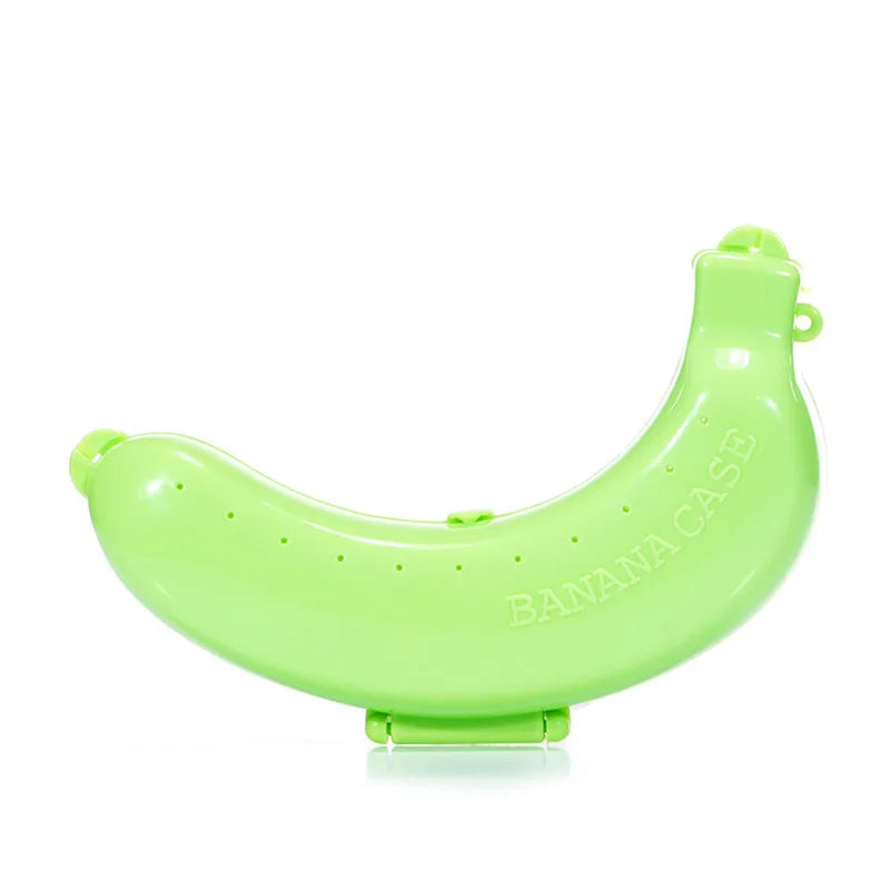 Portable Plastic Banana Case – BPA-Free Banana Holder & Keeper – Perfect for Lunch Boxes, Picnics, Hiking & Travel