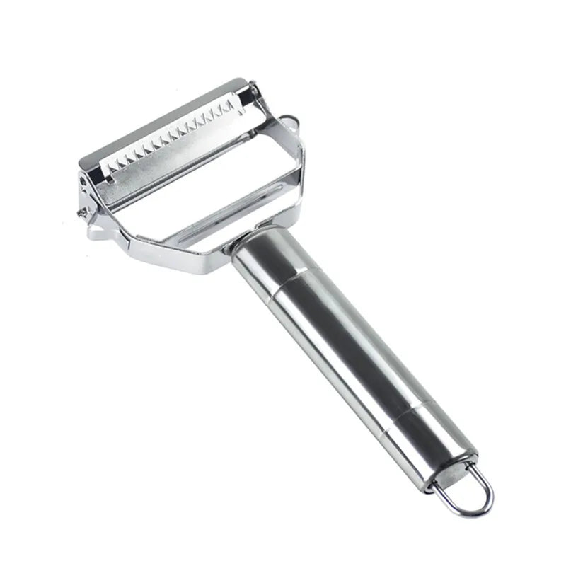 Stainless Steel Julienne & Vegetable Peeler – Multi-Function Double-Blade Fruit Peeler & Shredder – Ideal for Carrots, Potatoes & Cucumbers – Available in 2-in-1 & 4-in-1