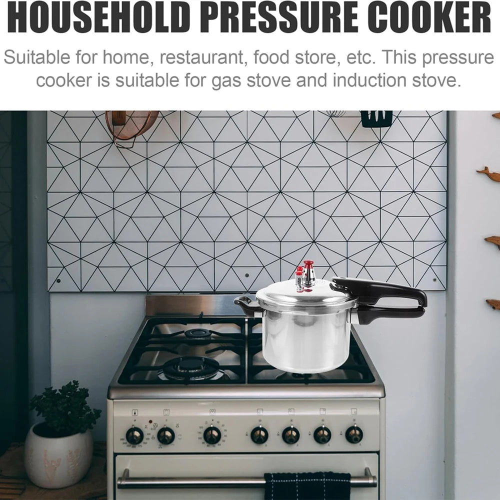 Stainless Steel Pressure Cooker with Steamer Insert – 7L Family Size 304 Pressure Cooker with Triple Safety Valves – Best for Stews, Pulses & Fast Family Meals (24cm)