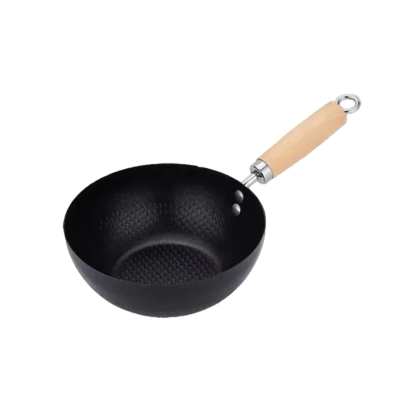 Uncoated Iron Wok 22
