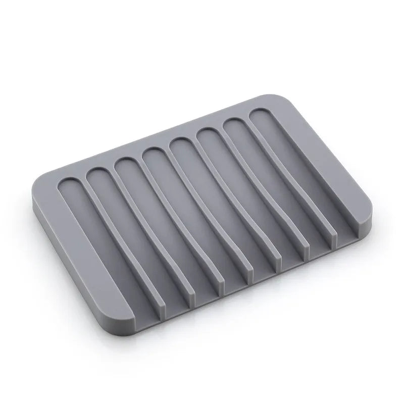 Self Draining Silicone Sponge & Soap Holder – Waterfall Soap Dish Drainer – Ideal for Kitchen Sinks & Bathrooms