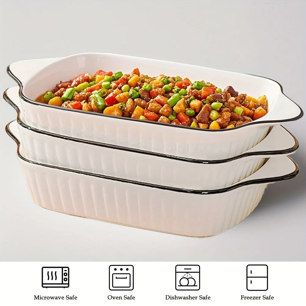 Ceramic Baking Dish Set of 3