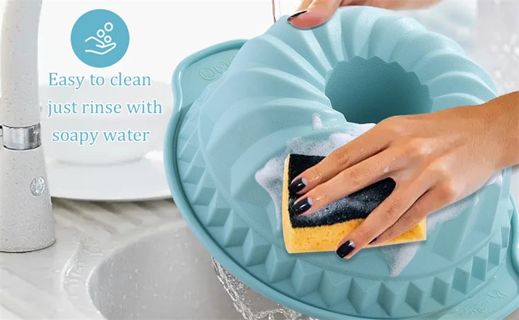 Silicone Fluted Bundt Cake Pan