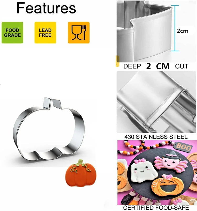 Halloween Cookie Cutters Set