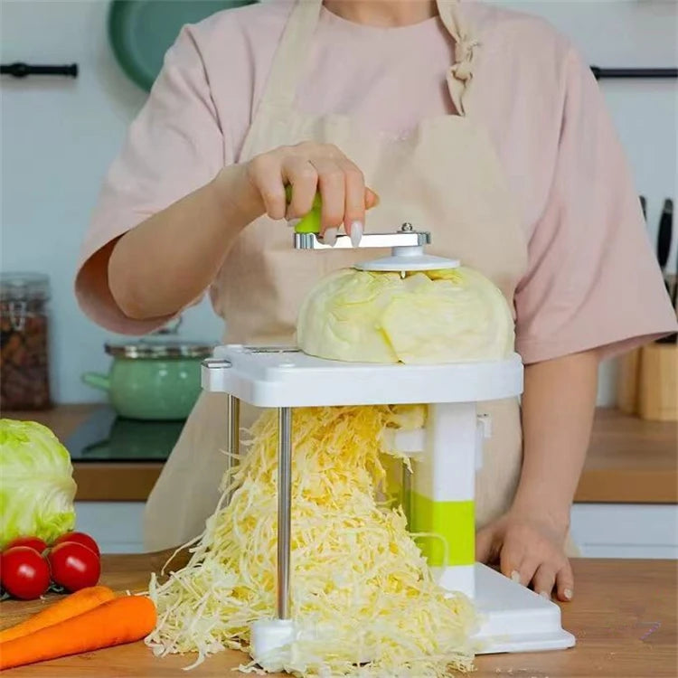 Stainless Steel Cabbage Slicer & Vegetable Spiral Cutter – Cabbage Shredder & Spaghetti Veggie Maker – Perfect for Coleslaw & Stir-Fries – Available in Small & Large
