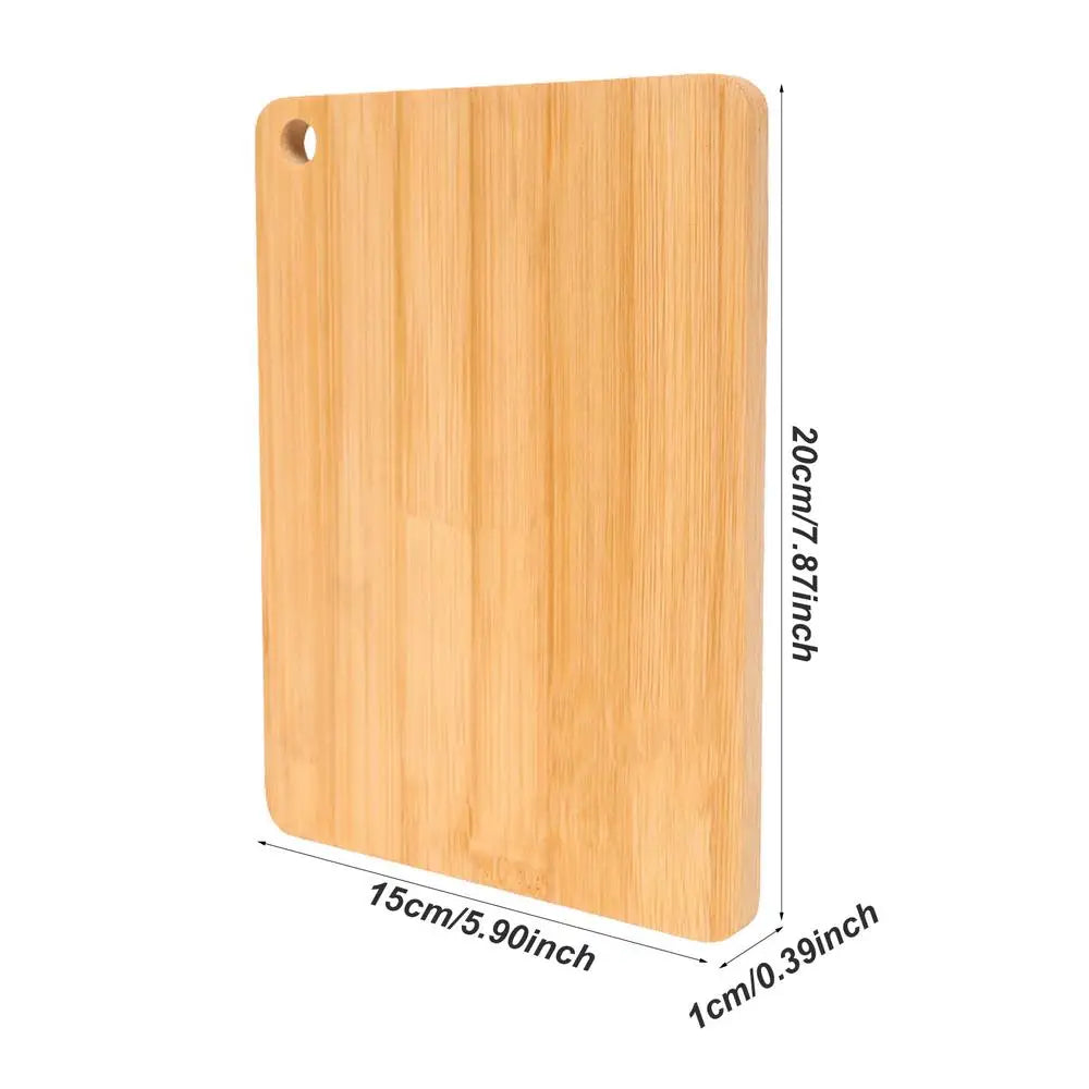 Thick Bamboo Chopping Board – Wooden Cutting & Serving Board for Meat, Vegetables, Bread & Charcuterie – Available in 3 Sizes