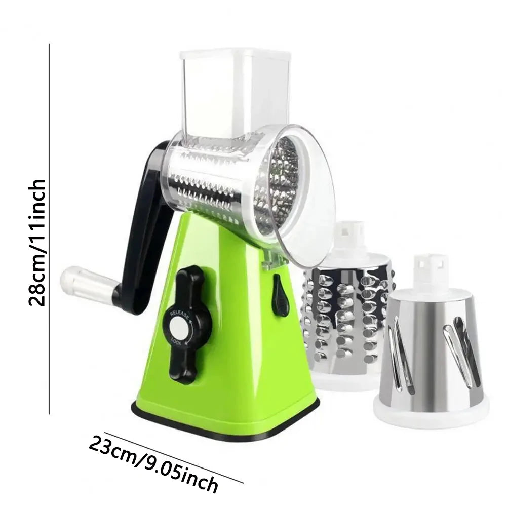 Rotary Cheese Grater with Peeler