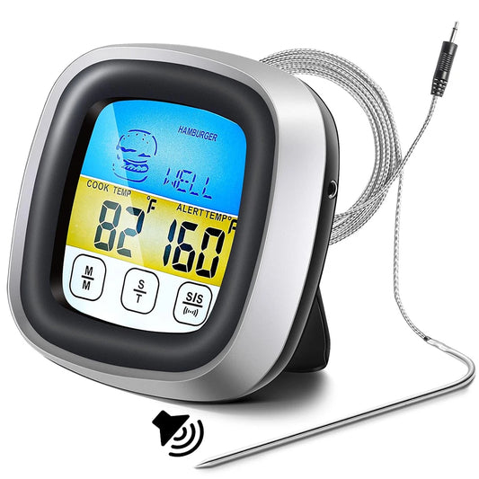 Talking Digital Meat Thermometer with Long Probe – Instant Read Oven & Grill Thermometer – Great for Grilling, Roasting & BBQ