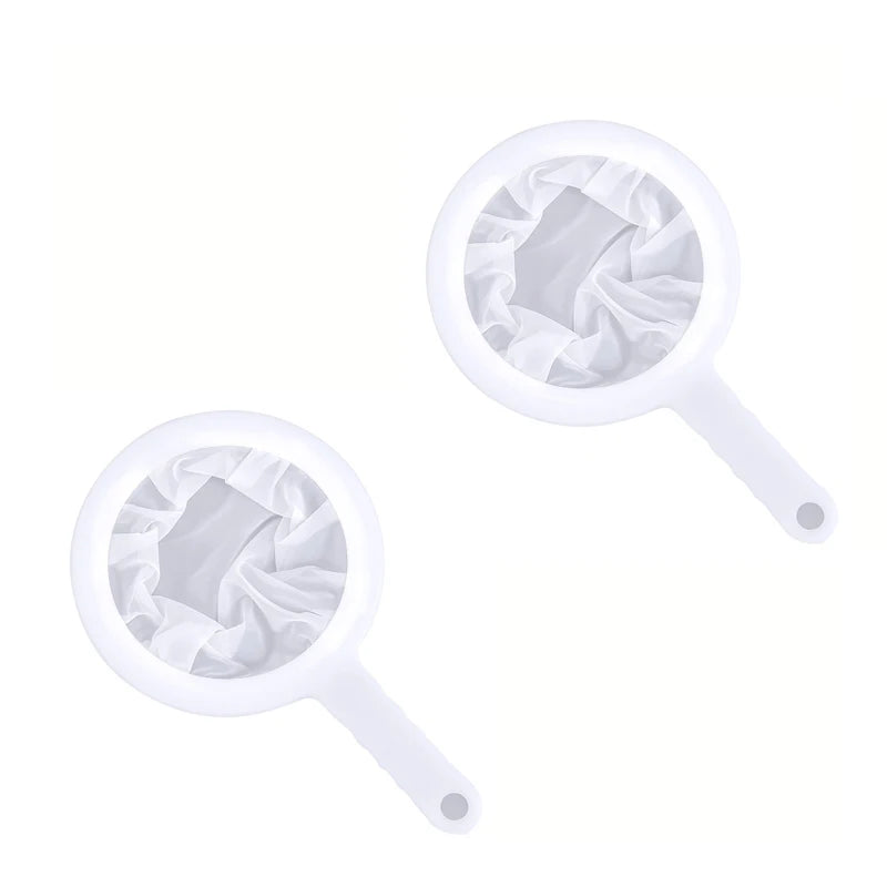 400 Mesh Fine Filter Bag with Handle – Reusable Nut Milk, Soy Milk & Juice Strainer – Great for Smooth Drinks, Yoghurt & Flour – Available in 1 & 2 Packs