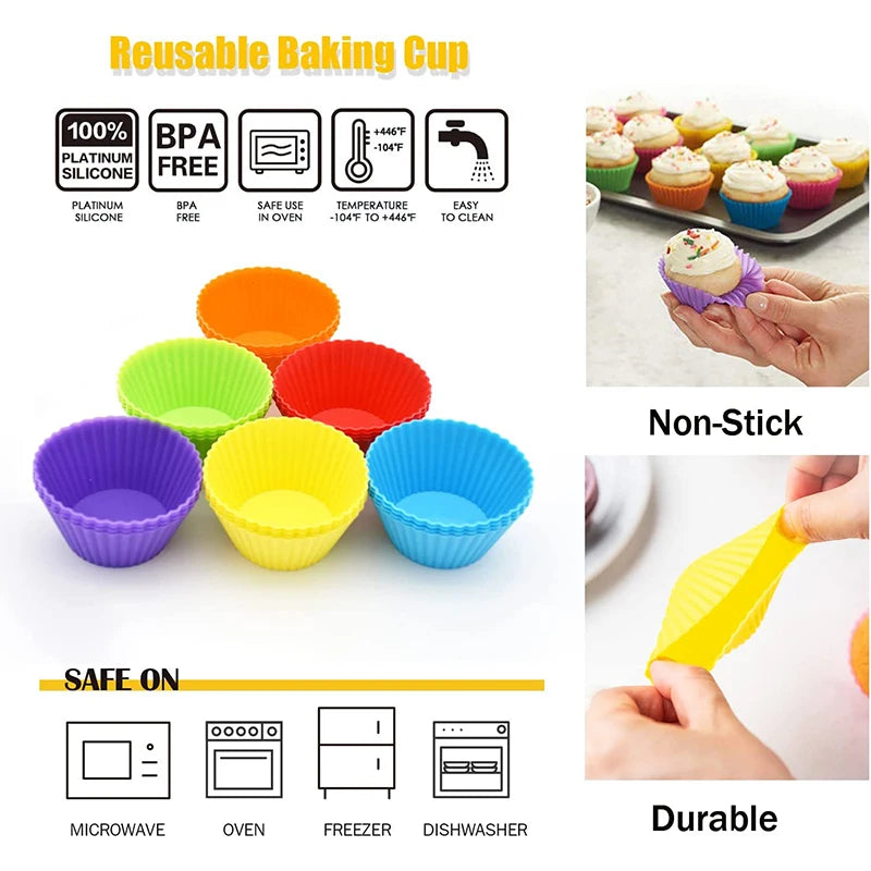 Silicone Cupcake Baking Cups