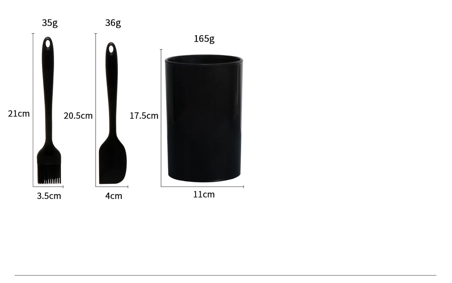 Silicone Kitchen Utensils Set with Stainless Steel Handles – Non-Stick, Heat-Resistant Cooking  Kitchen Utensils for Everyday Cooking & Baking, Available in 4 Colours & Multiple Set Sizes