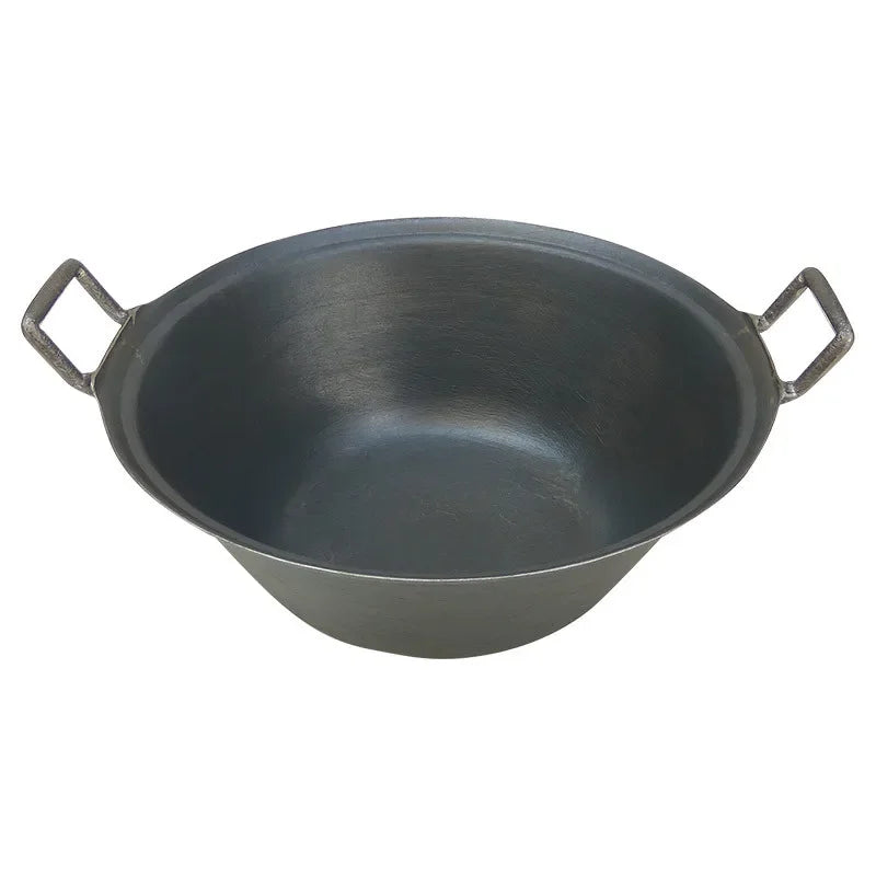 Cast Iron Wok with Lid
