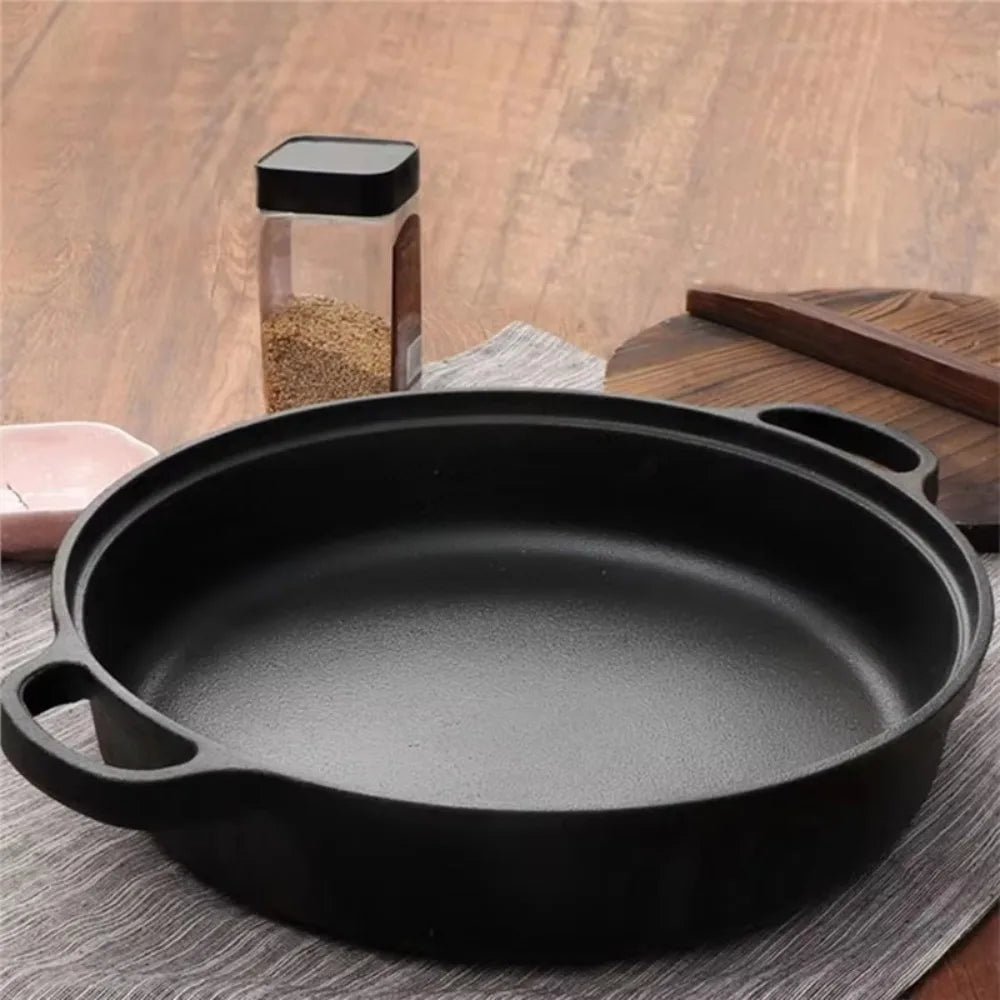 Cast Iron Skillet with Double Handles