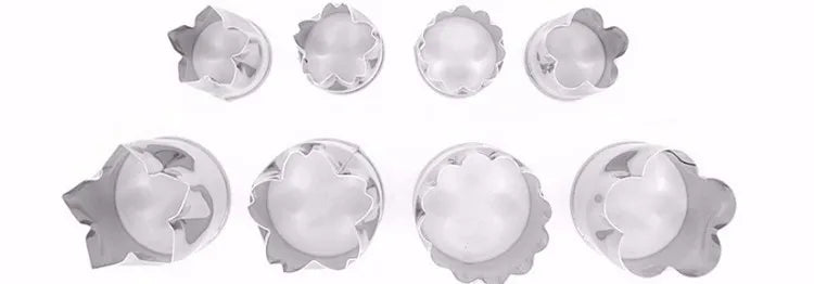 Stainless Steel Vegetable & Fruit Shape Cutters – Flower Cookie Cutter Moulds – Perfect for Kids Food, Bento & Garnishes